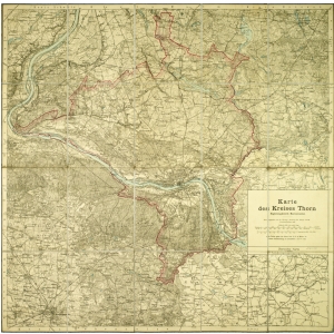 Karte des Deutschen Reichs : Karte des Kreises Thorn [1903, 1:100.000]