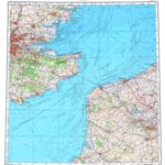 Mir 1:500.000 - M-31-1 (M-31-A) Calais, Dover - Großbritannien, Frankreich [Nördliche Himmelsphere]