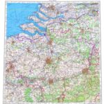 Mir 1:500.000 - M-31-2 (M-31-B) Lille, Brüssel, Antwerpen - Niederlande, Belgien, Frankreich [Nördliche Himmelsphere]