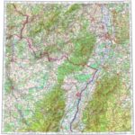 Mir 1:500.000 - M-32-3 (M-32-V) Luxemburg, Saarbrücken, Straßburg - Luxemburg, Frankreich, Deutschland [Nördliche Himmelsphere]