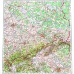 Mir 1:500.000 - M-33-1 (M-33-A) Dresden, Prag - Deutschland, Tschechien [Nördliche Himmelsphere]