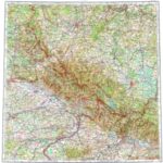 Mir 1:500.000 - M-33-3 (M-33-V) Budweis, Passau - Deutschland, Tschechien, Österreich [Nördliche Himmelsphere]